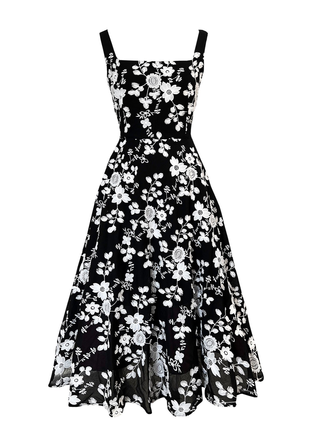 ZADIE DRESS in Midnight Garden - OctoberEighteen