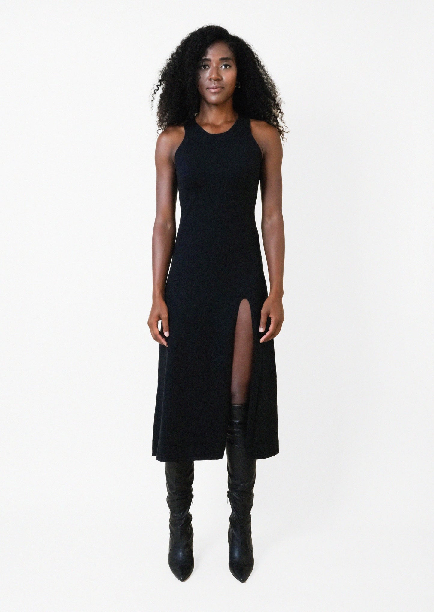 KELLY DRESS in Black - OctoberEighteen