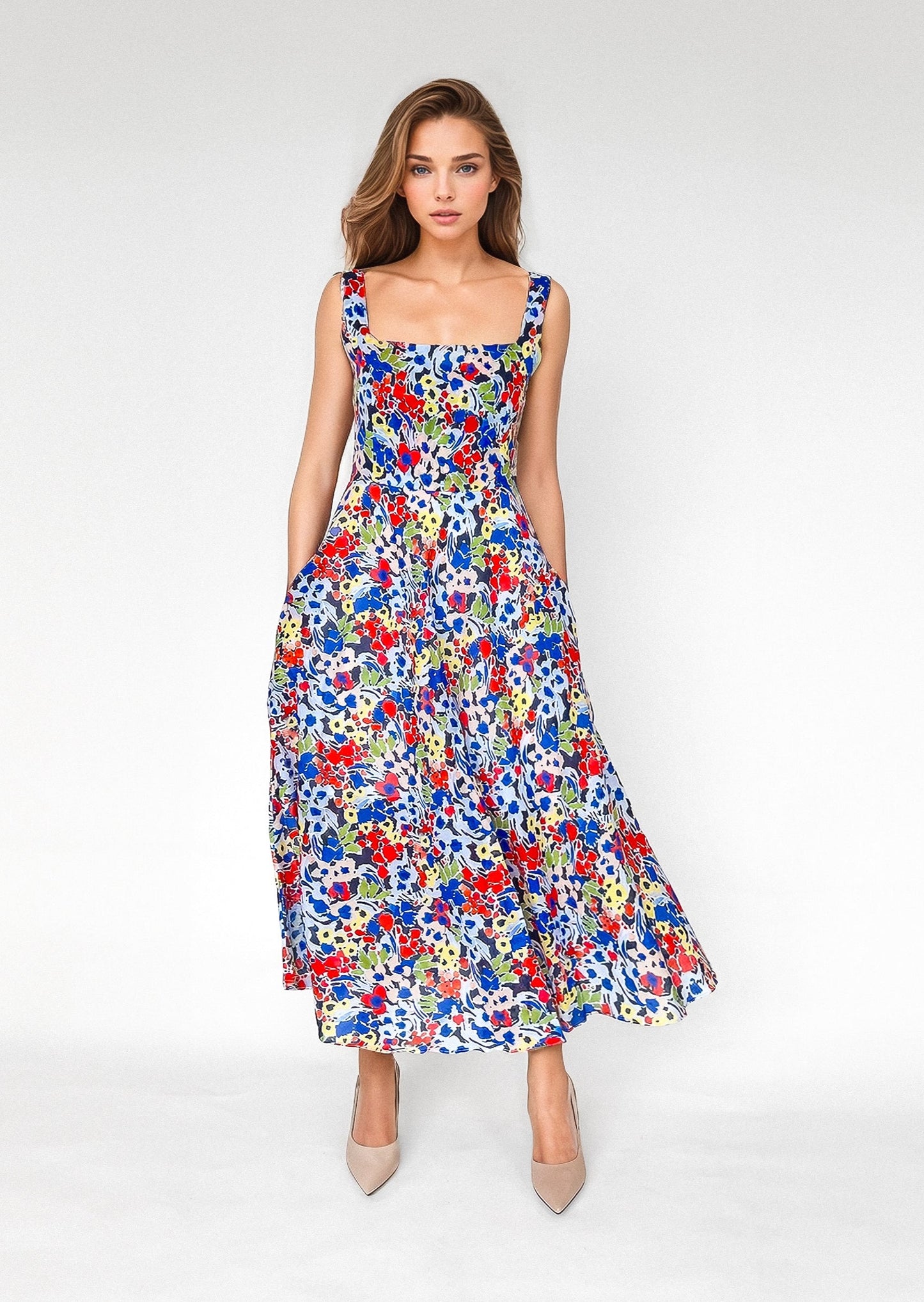 ZADIE DRESS in Summer Tea Party - OctoberEighteen