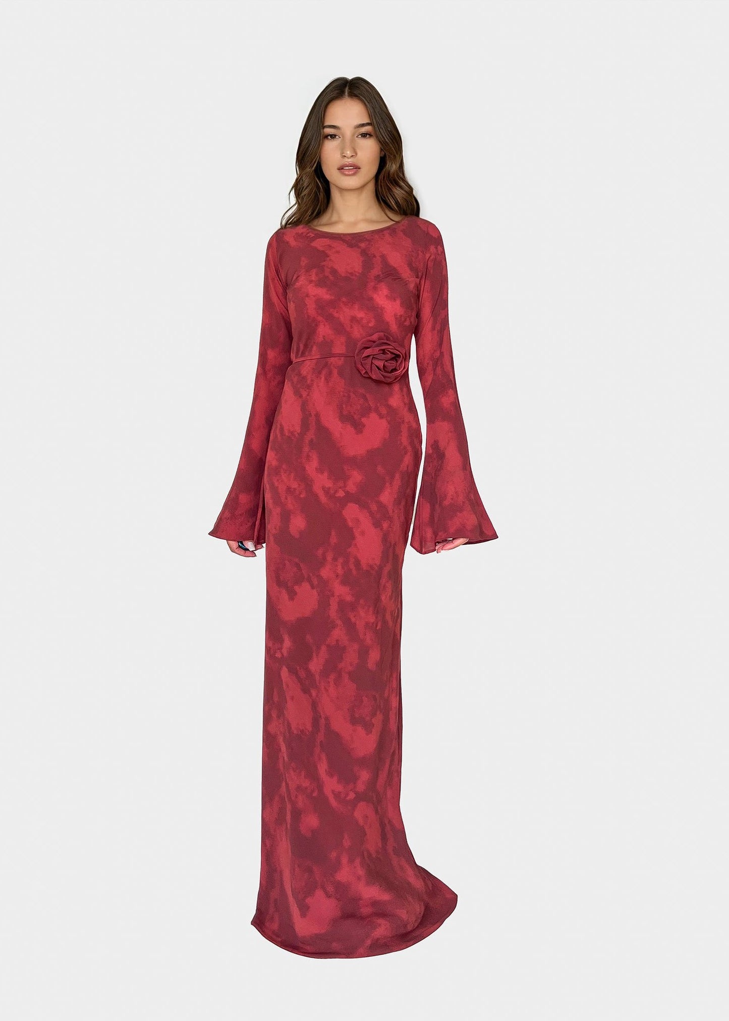 KYRA DRESS in Inferno