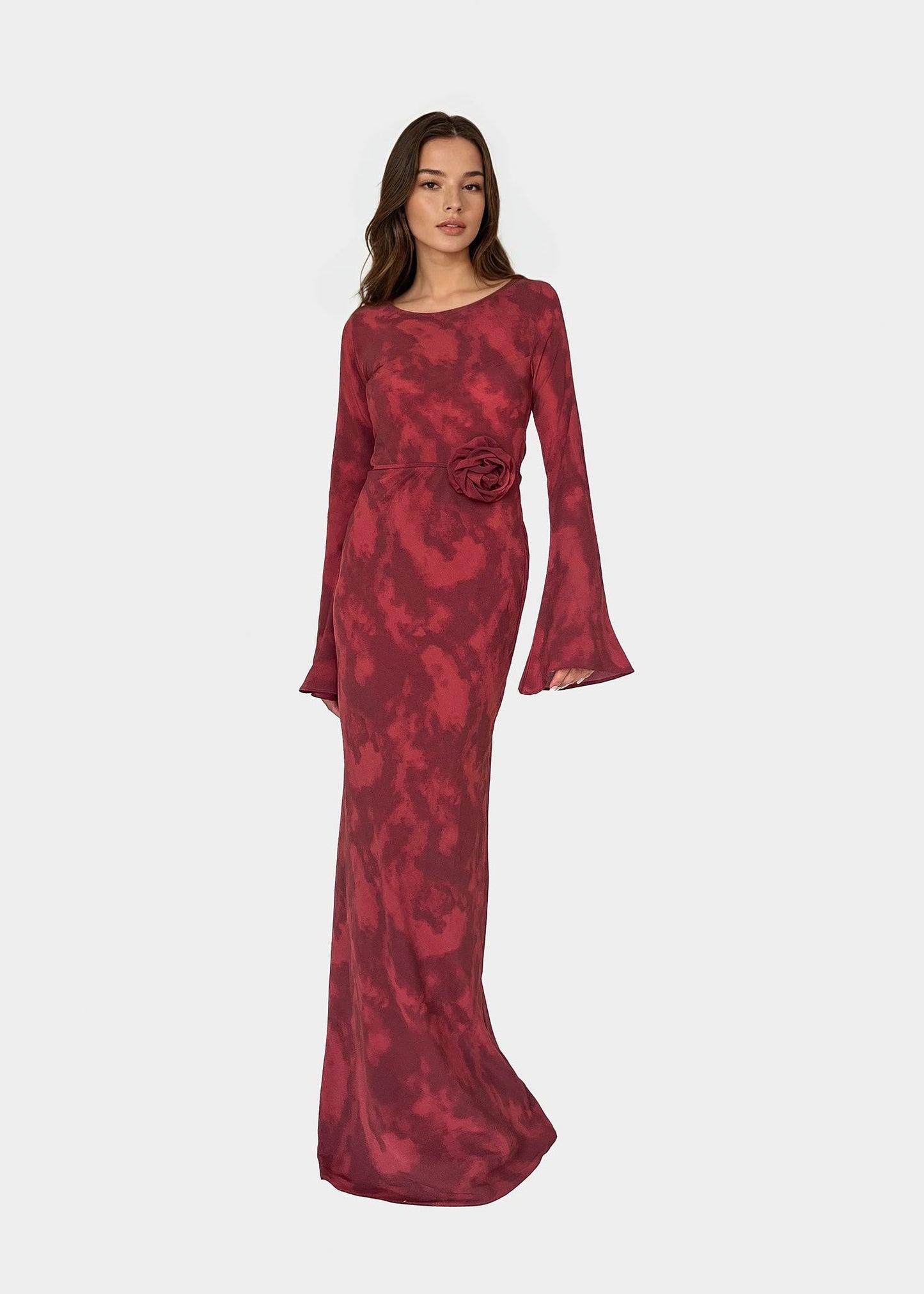 KYRA DRESS in Inferno
