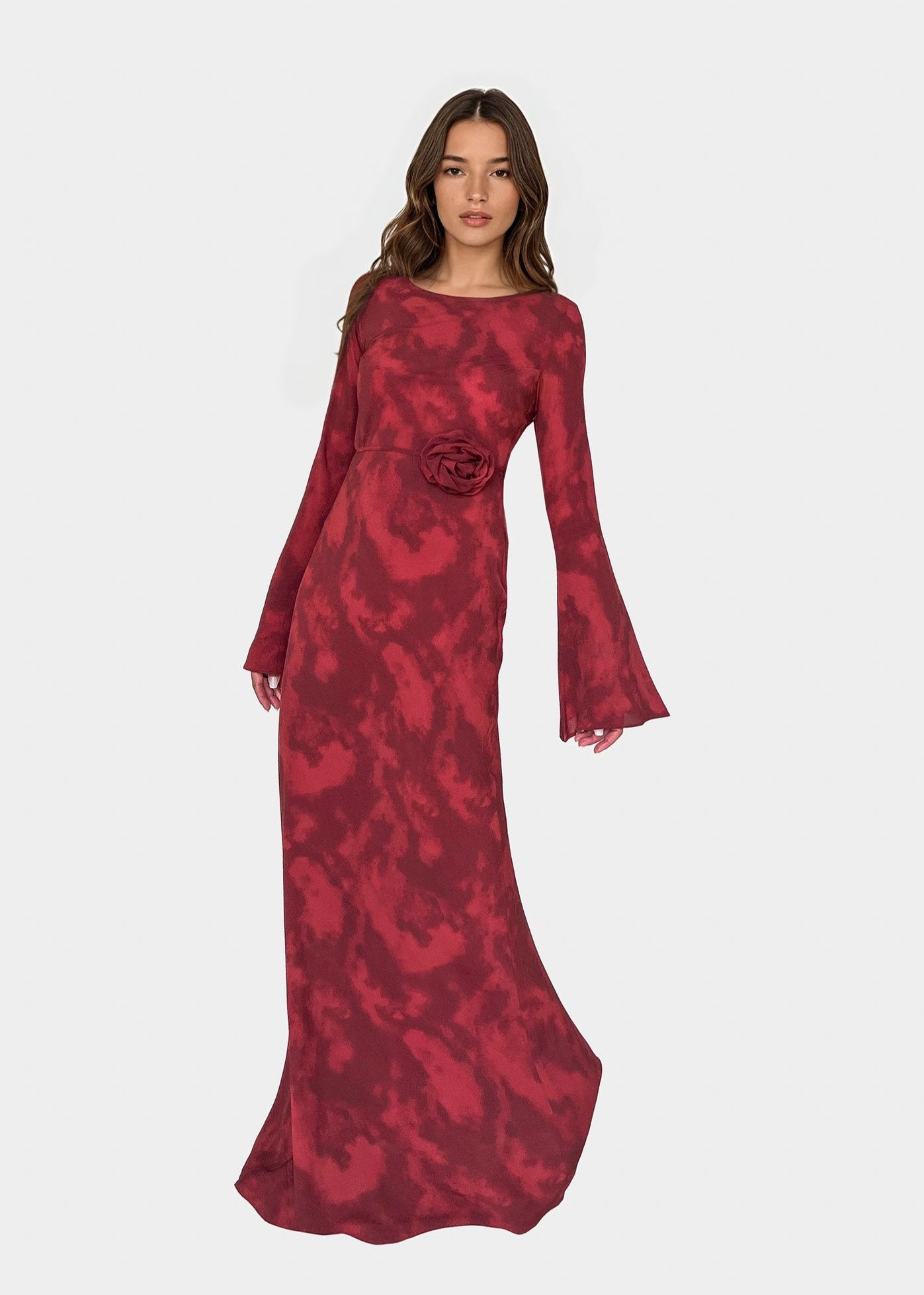 KYRA DRESS in Inferno