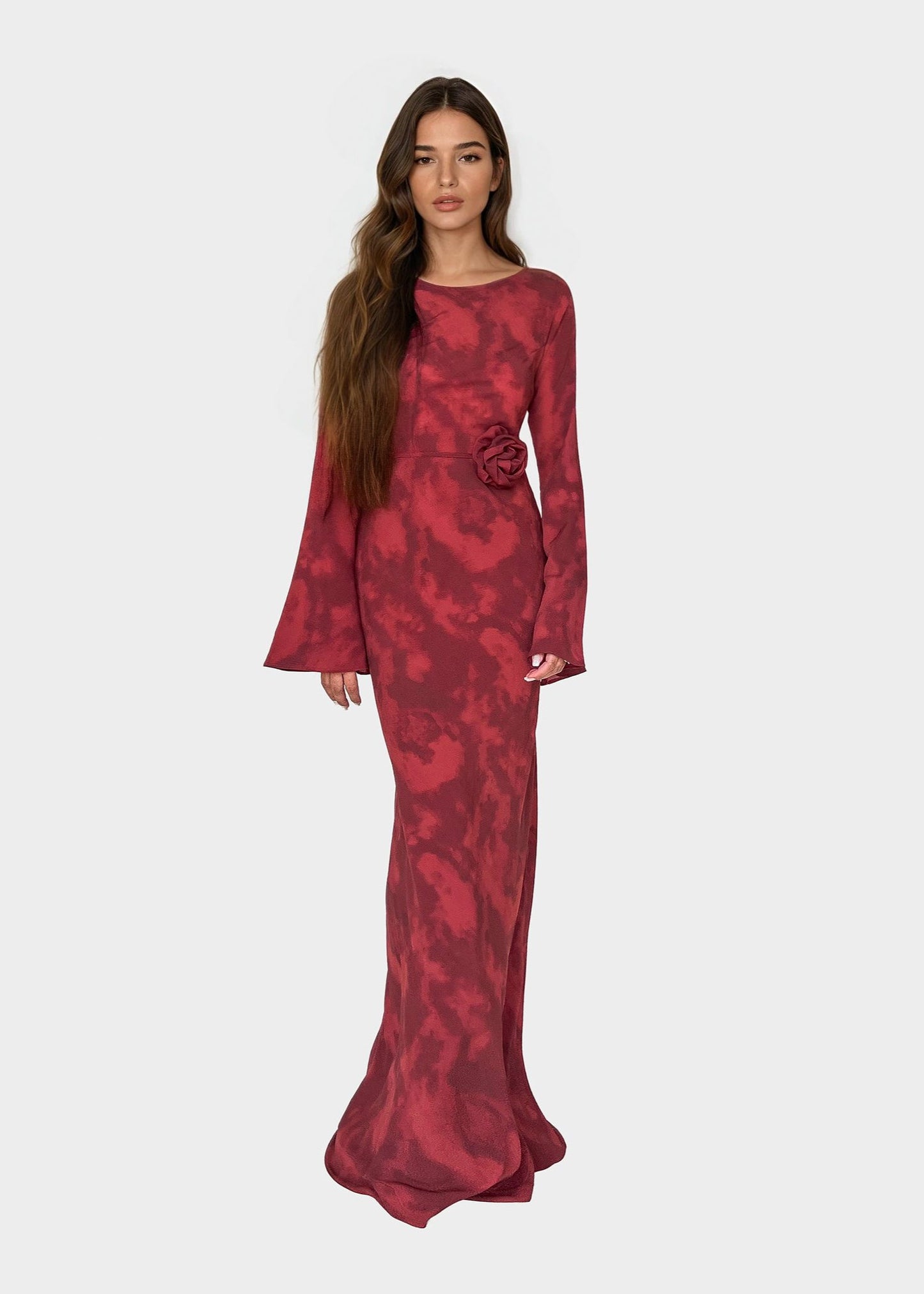 KYRA DRESS in Inferno
