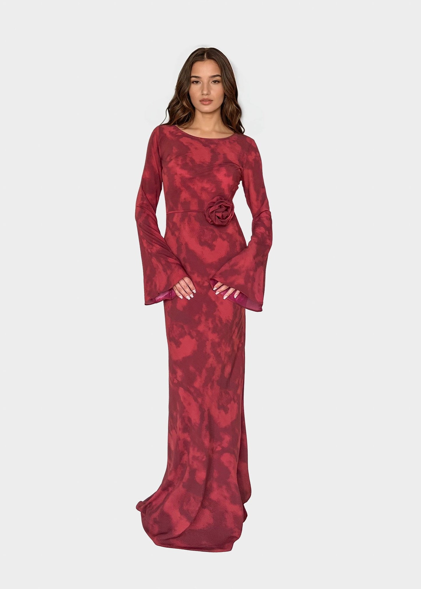 KYRA DRESS in Inferno