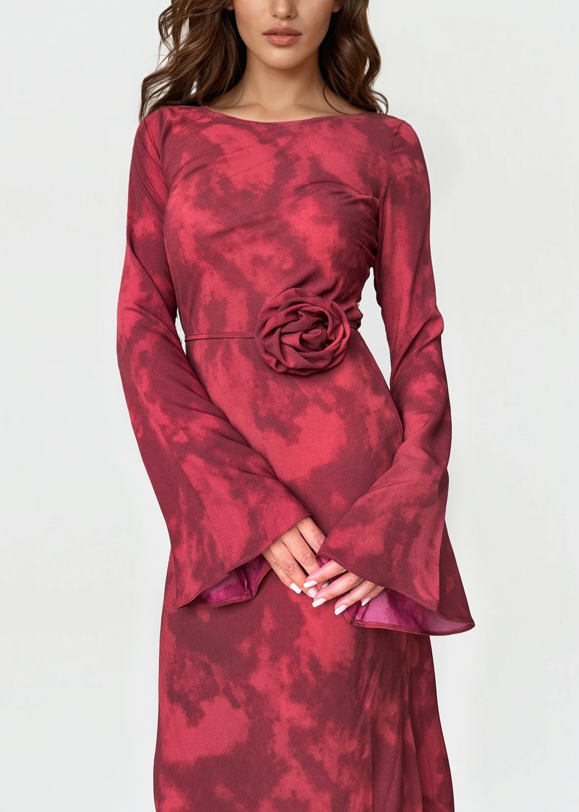 KYRA DRESS in Inferno