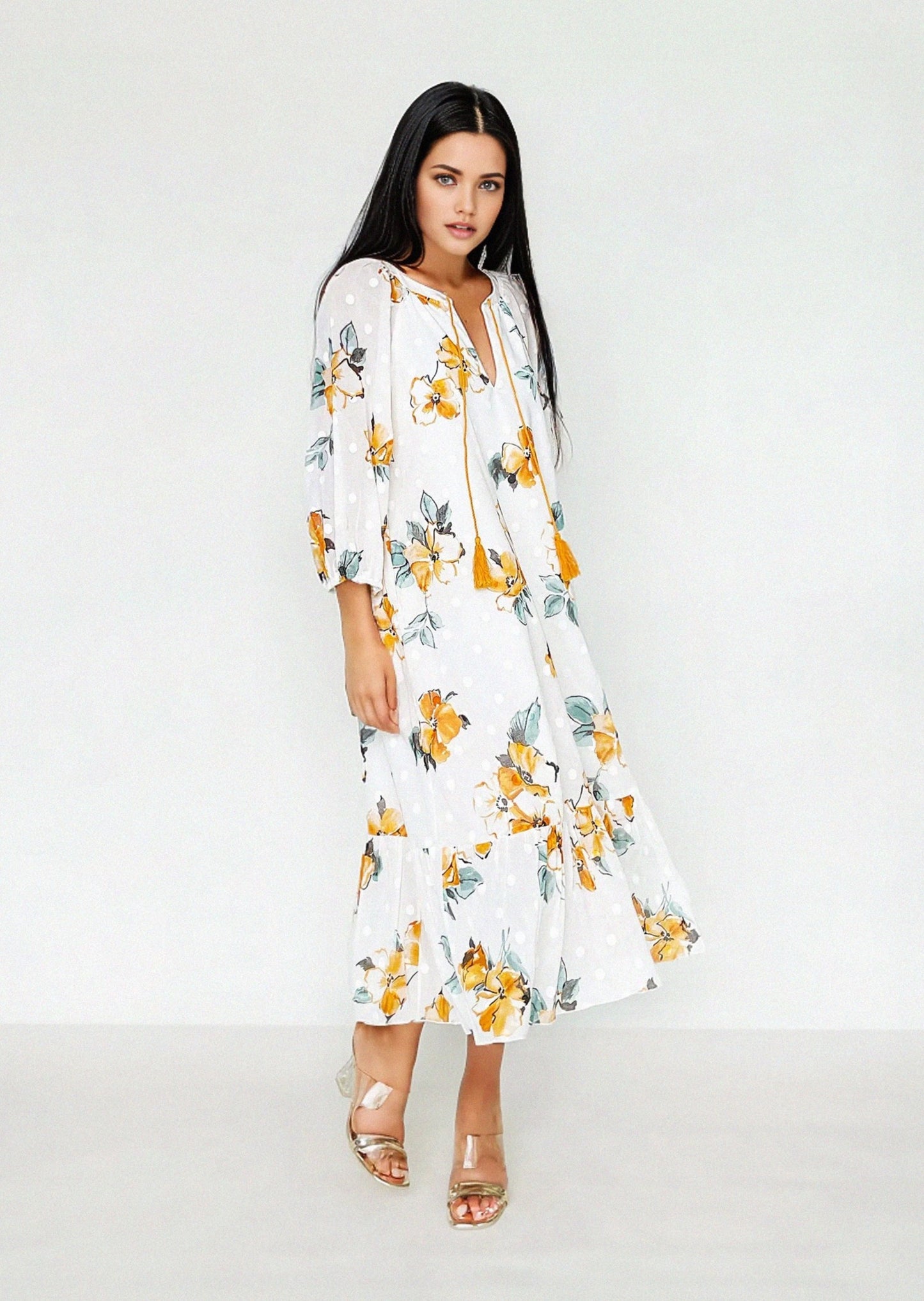 SIYA DRESS in Ginger - OctoberEighteen