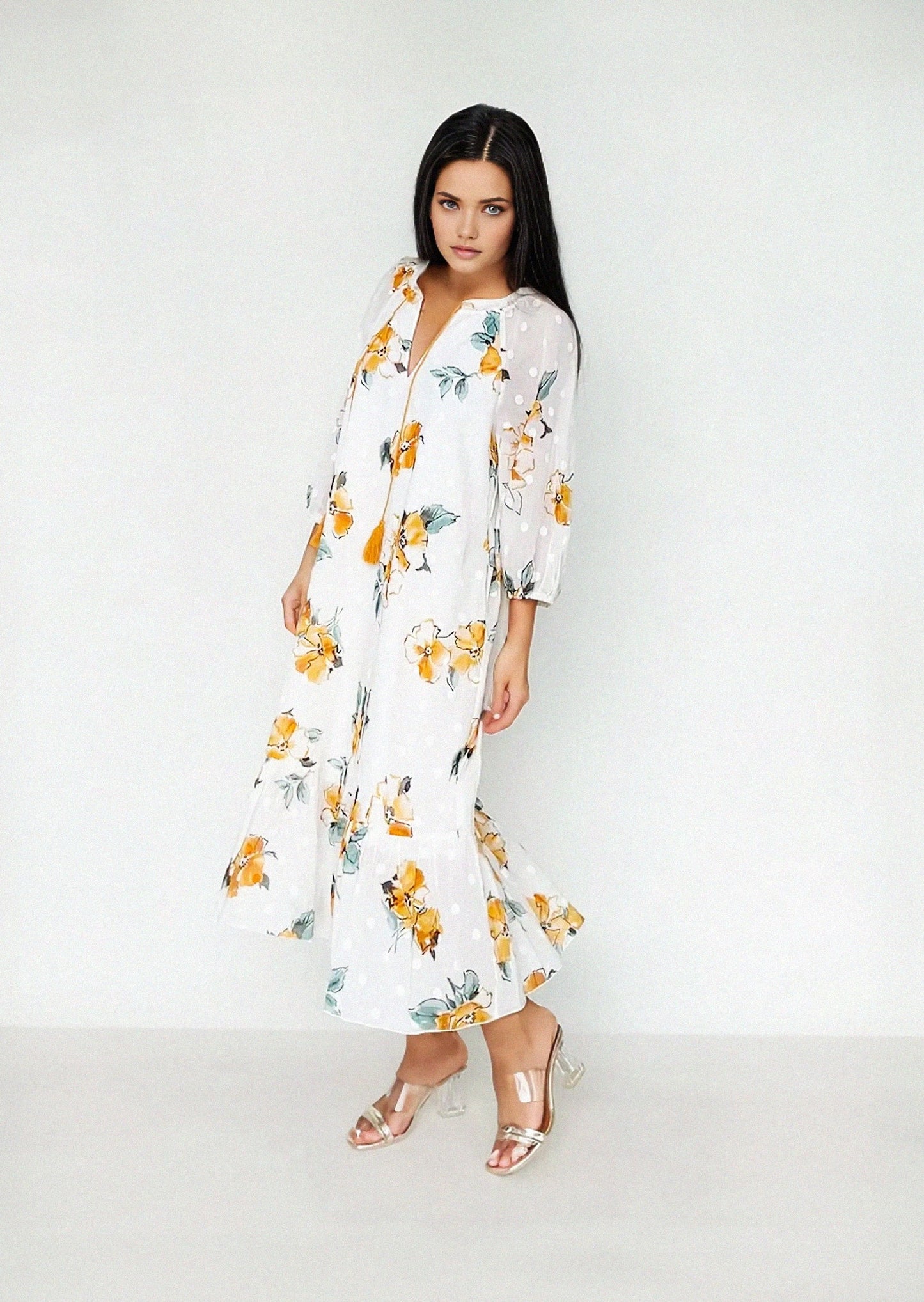SIYA DRESS in Ginger - OctoberEighteen