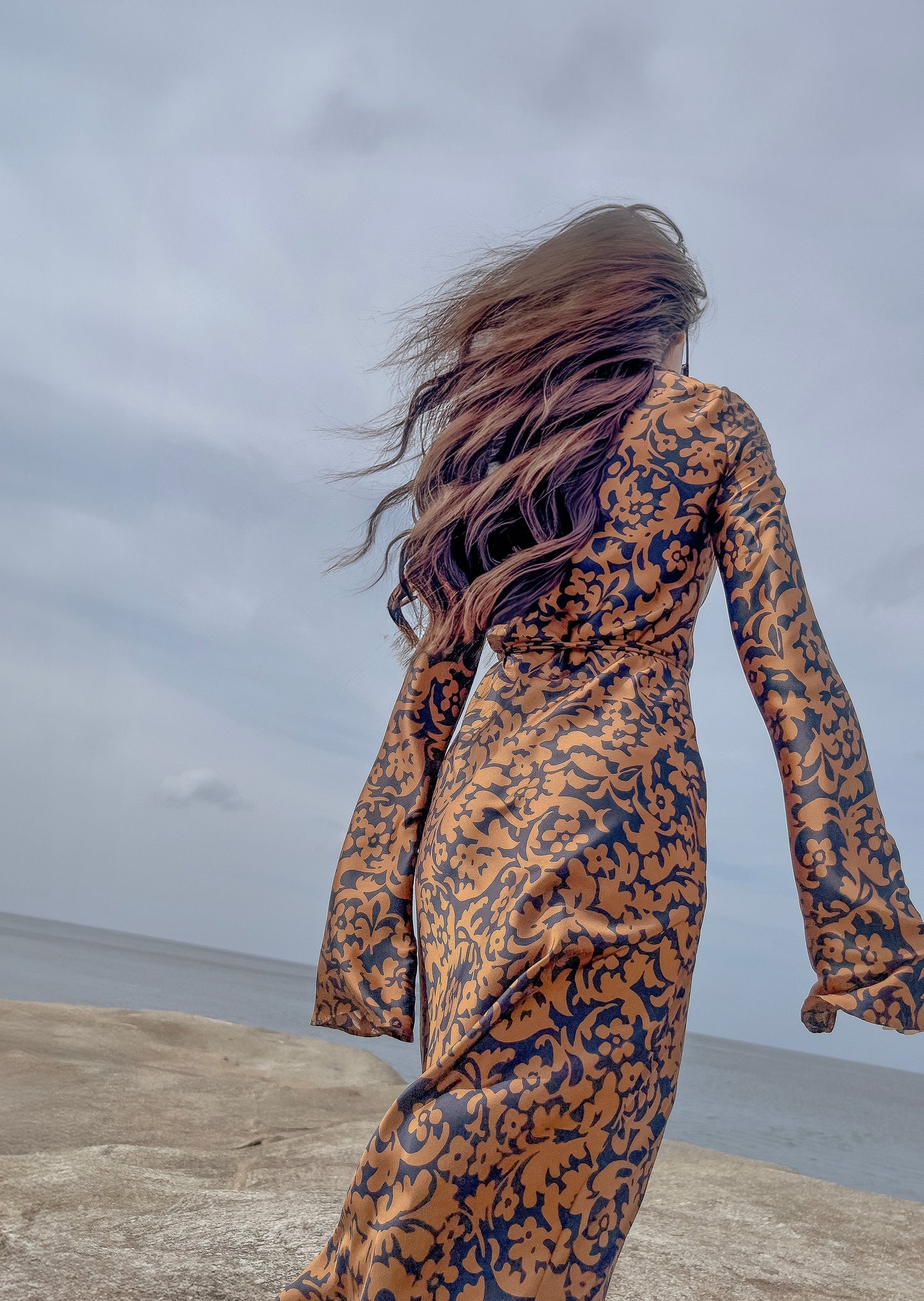 KYRA DRESS in Royal Oriental - OctoberEighteen