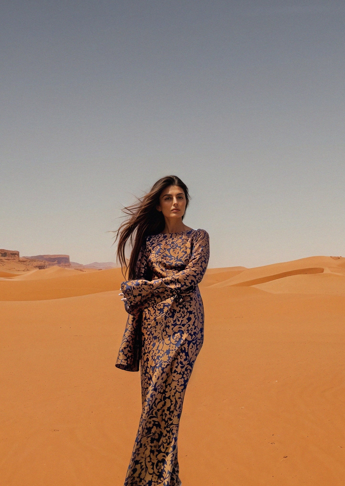 KYRA DRESS in Royal Oriental - OctoberEighteen