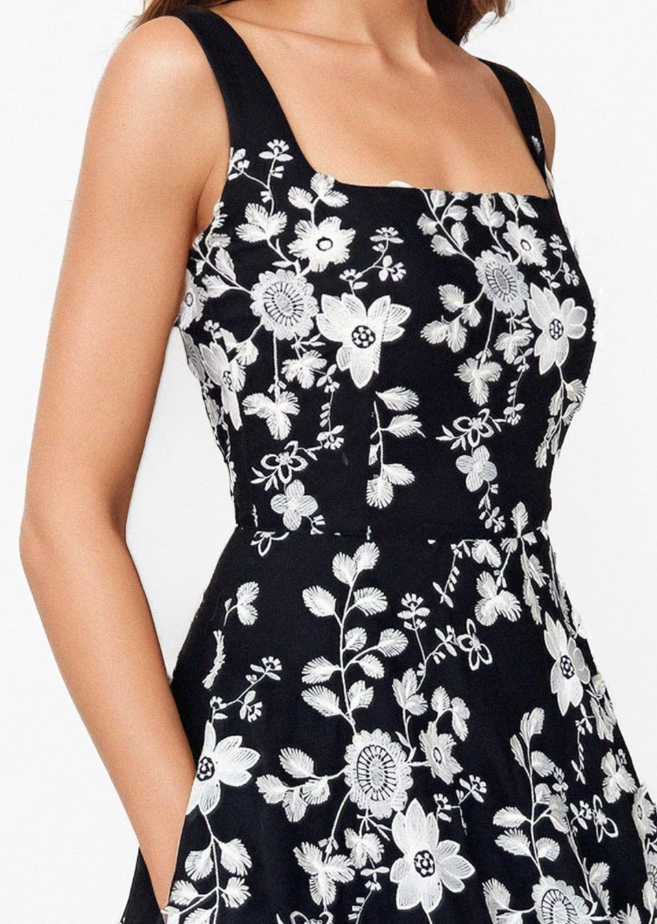 ZADIE DRESS in Midnight Garden - OctoberEighteen