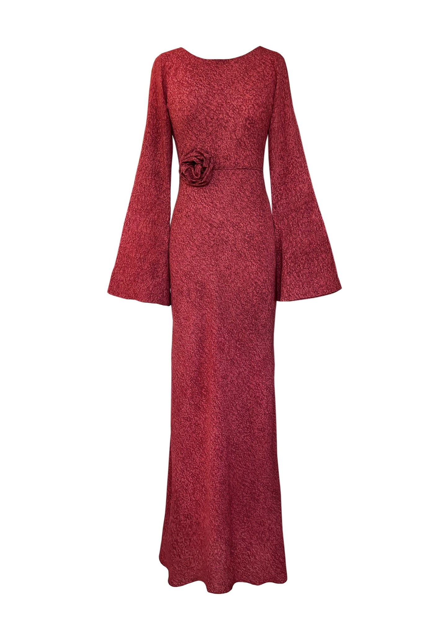 KYRA DRESS in Red Sapphire