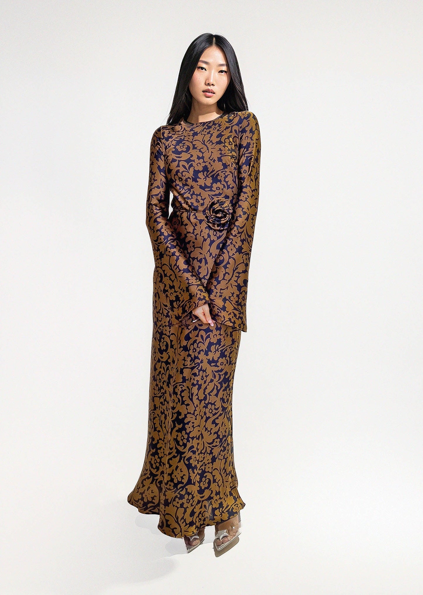 KYRA DRESS in Royal Oriental - OctoberEighteen
