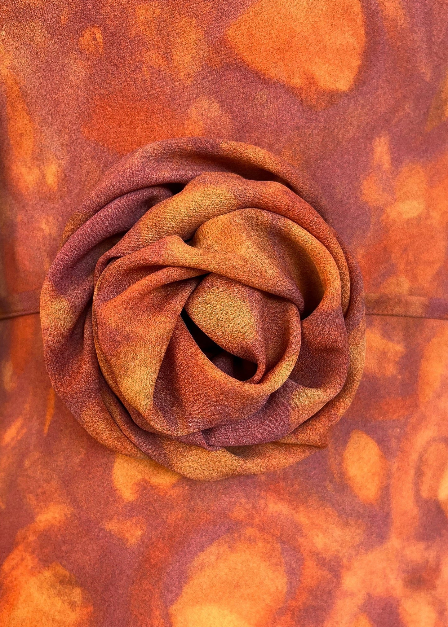 KYRA Bias Cut Long Sleeves Maxi Dress in Sunset