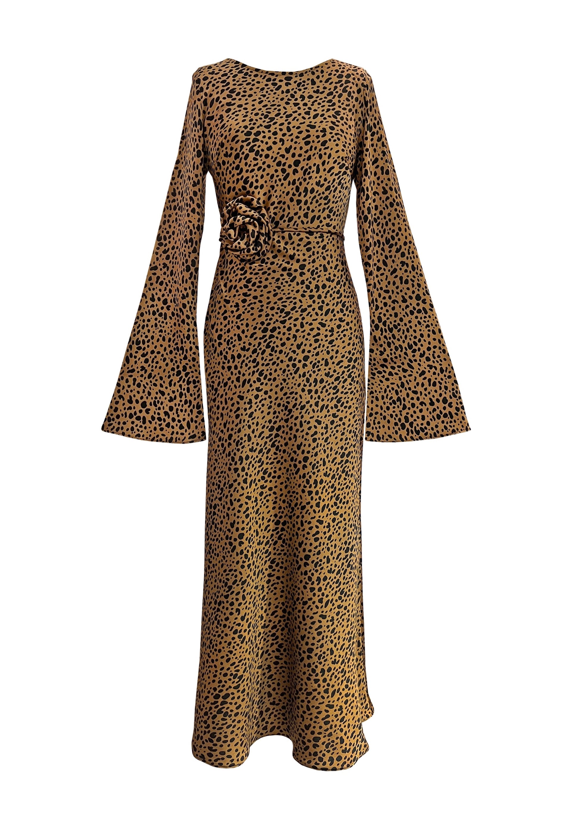 KYRA DRESS in Desert Dalmatian - OctoberEighteen