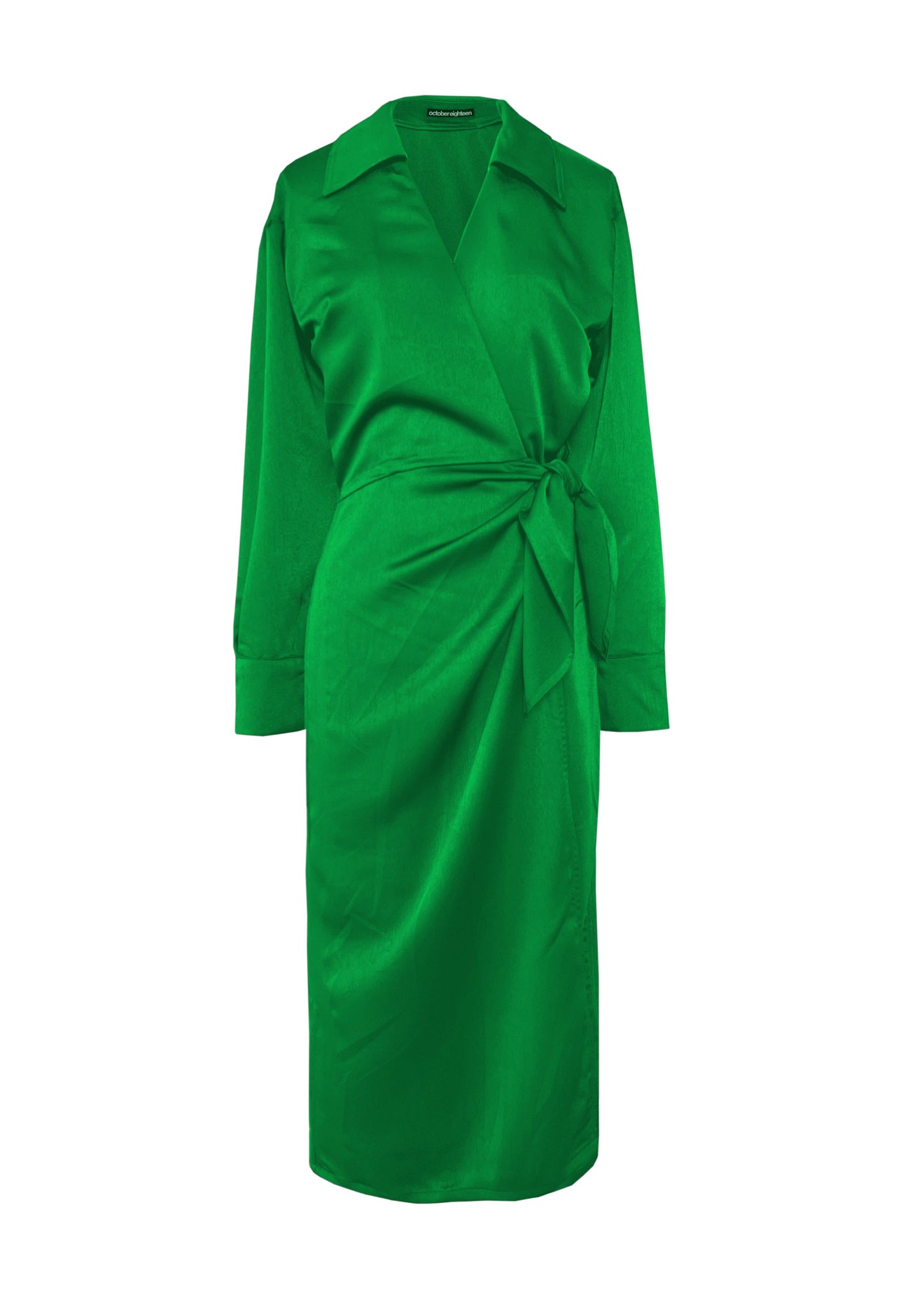 ROWEN DRESS in Green - OctoberEighteen