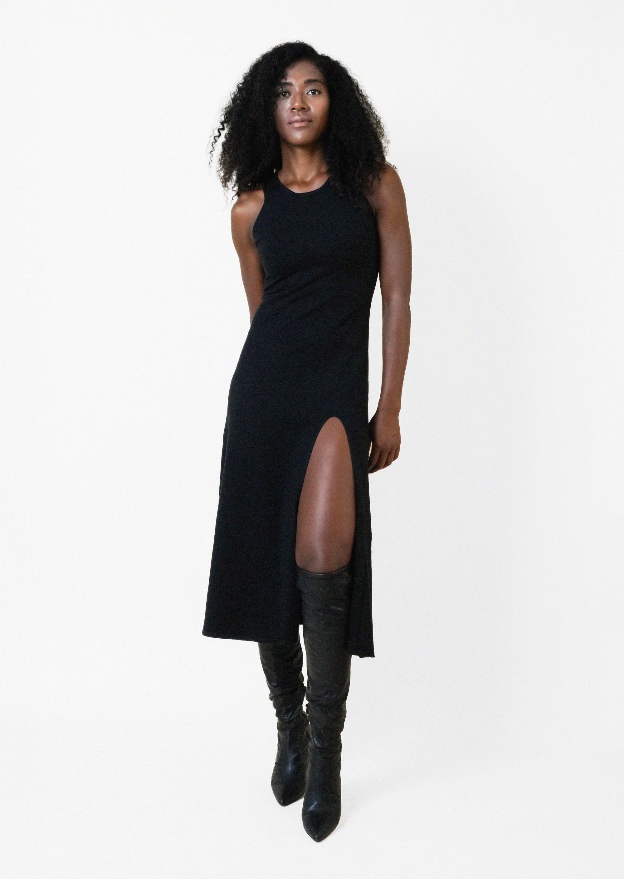 KELLY DRESS in Black - OctoberEighteen