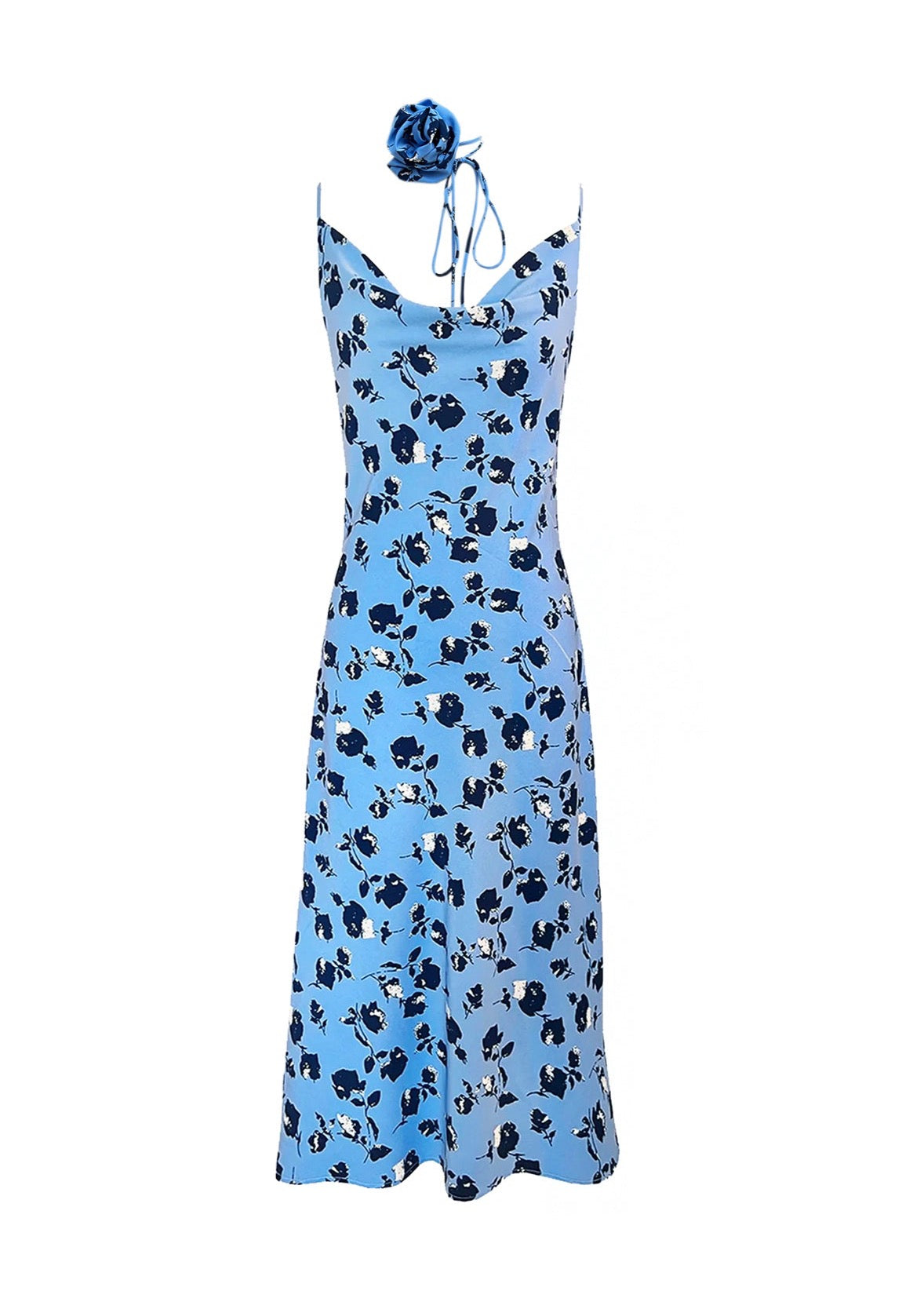 DESIREE DRESS in Blue Dahlia - OctoberEighteen