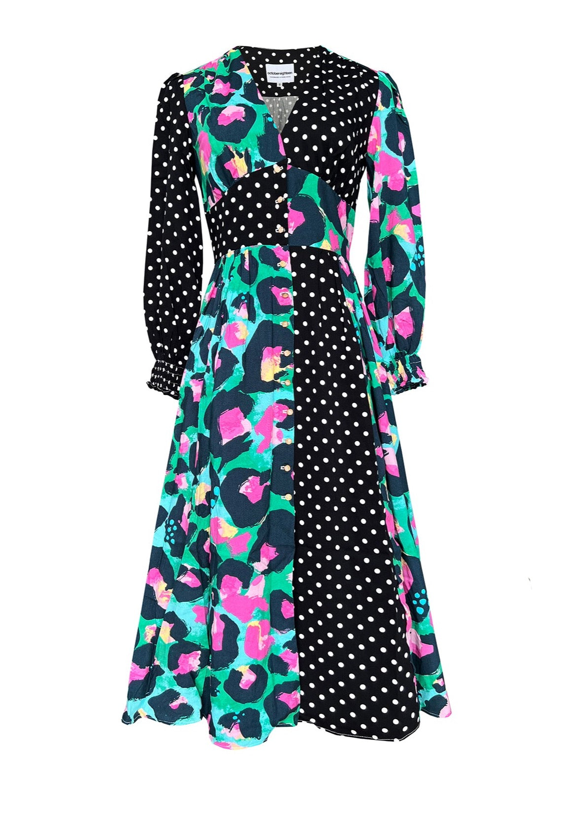 IZZY DRESS in Patchwork - OctoberEighteen