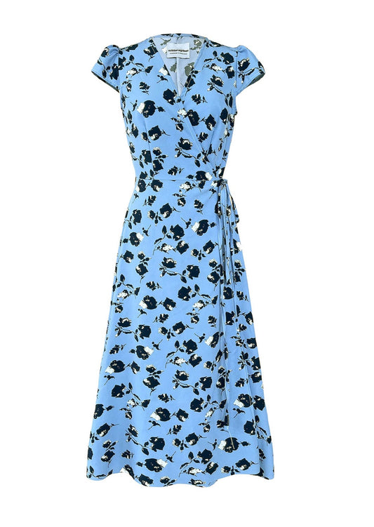 HANNAH DRESS in Blue Dahlia