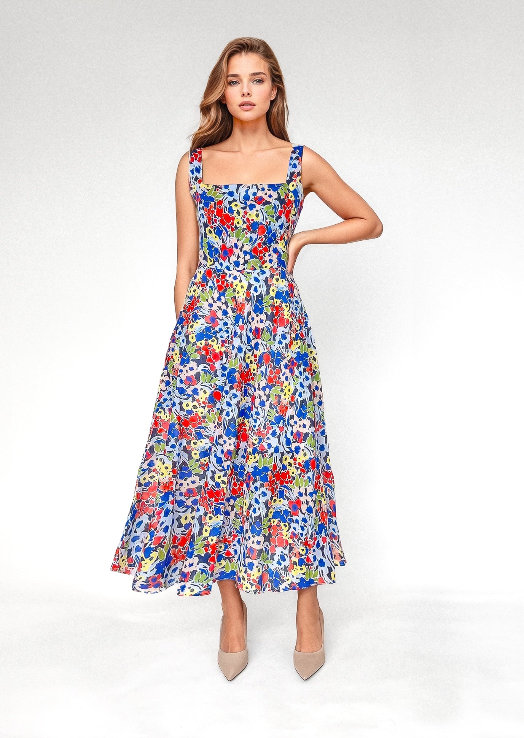 ZADIE DRESS in Summer Tea Party - OctoberEighteen
