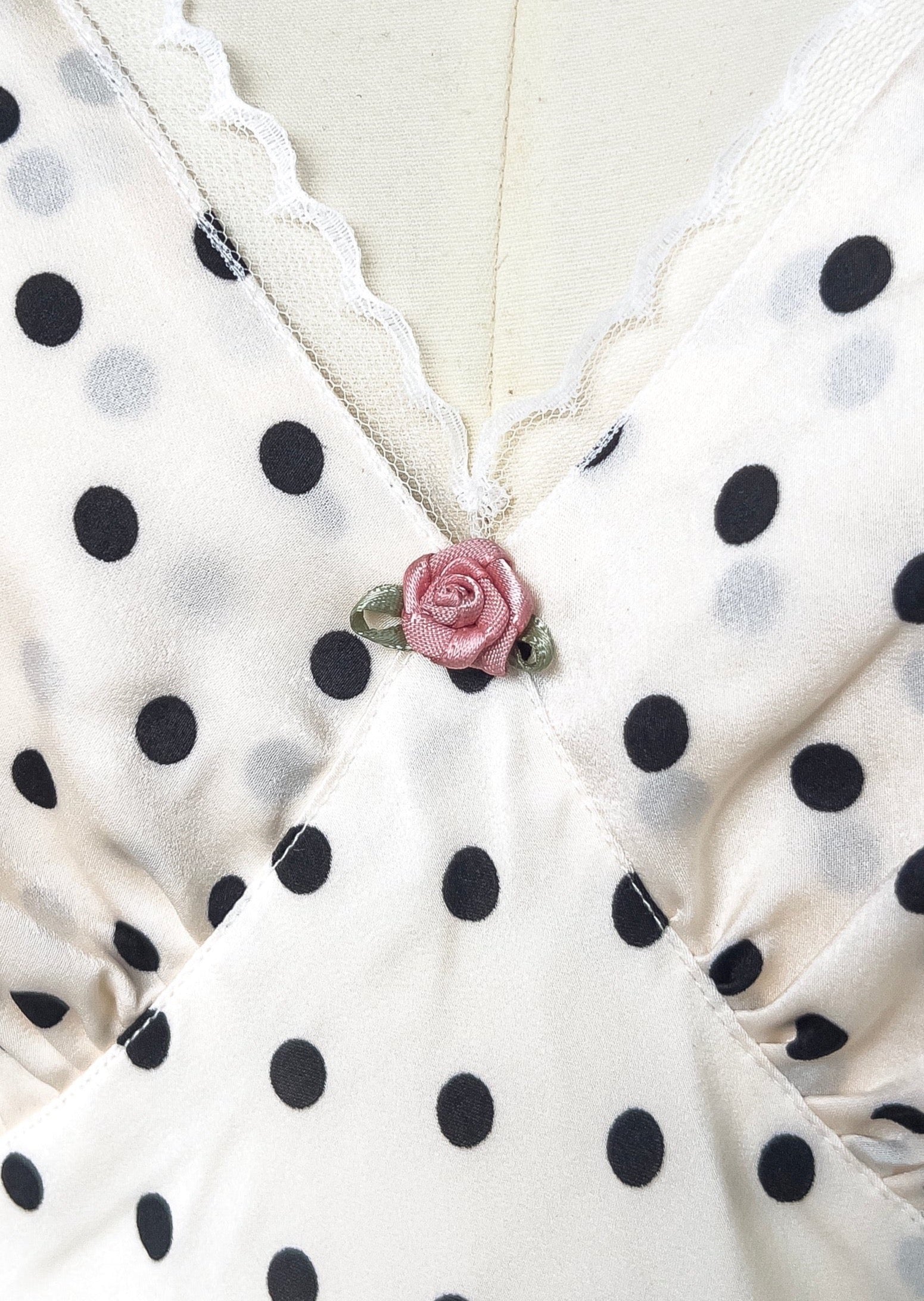 JULIETTE DRESS in White Polka Dots - OctoberEighteen