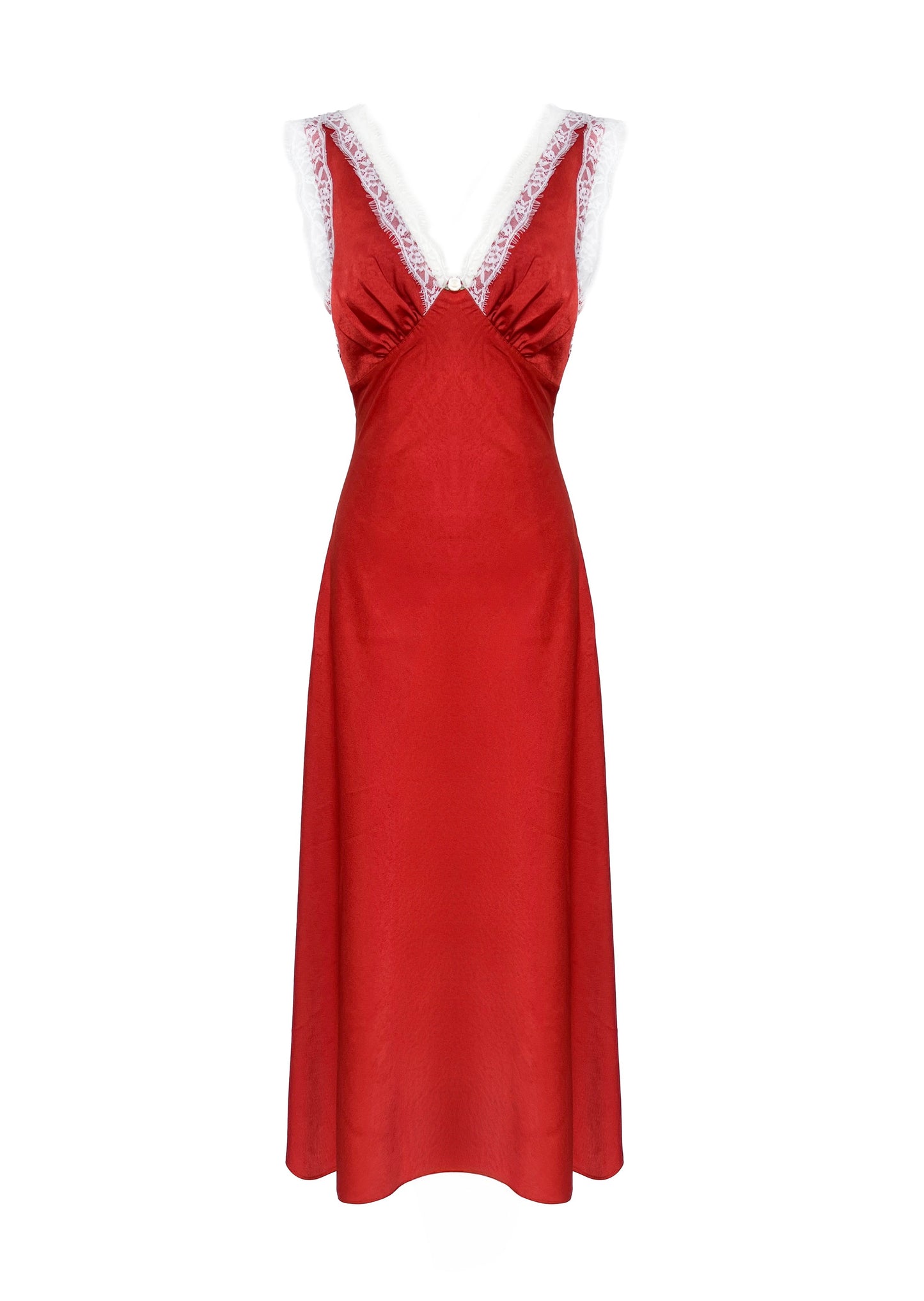 TABITHA DRESS in Vermillion - OctoberEighteen