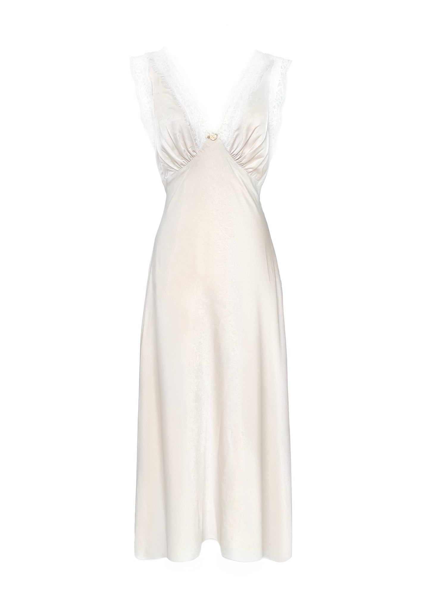 TABITHA DRESS in Cream White - OctoberEighteen