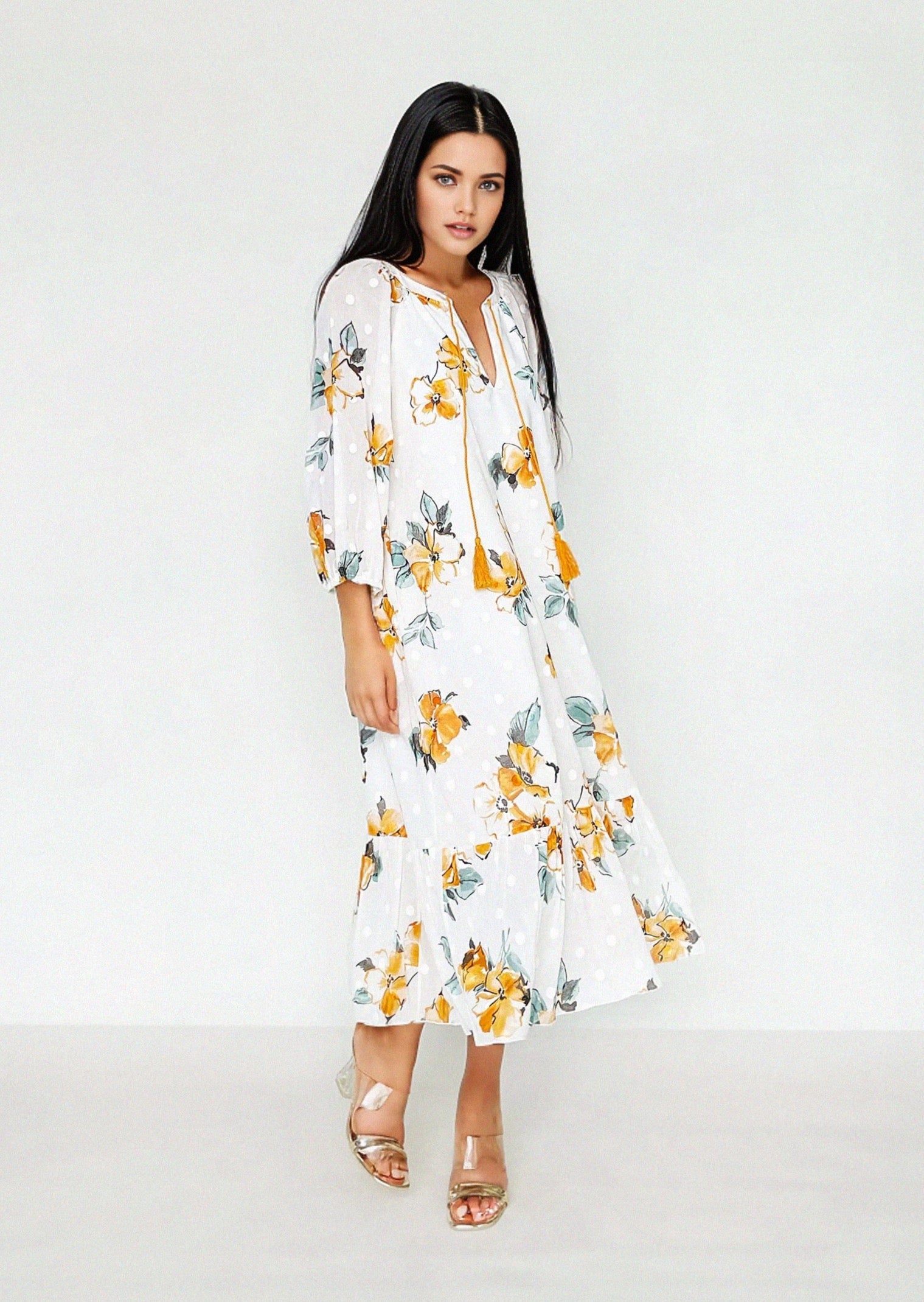 SIYA DRESS in Ginger - OctoberEighteen