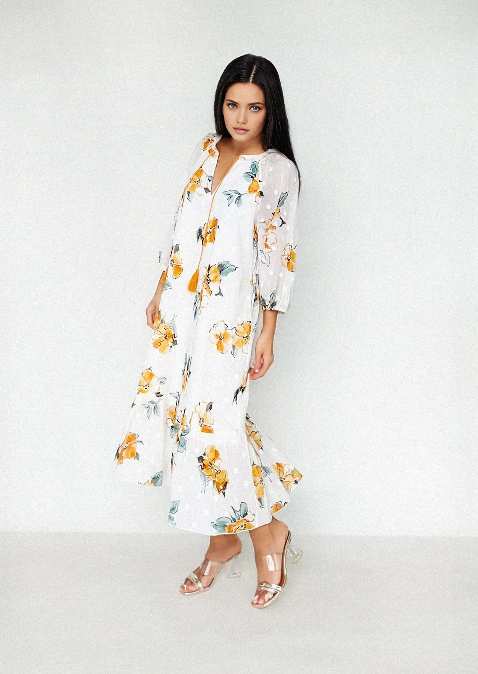 SIYA DRESS in Ginger - OctoberEighteen