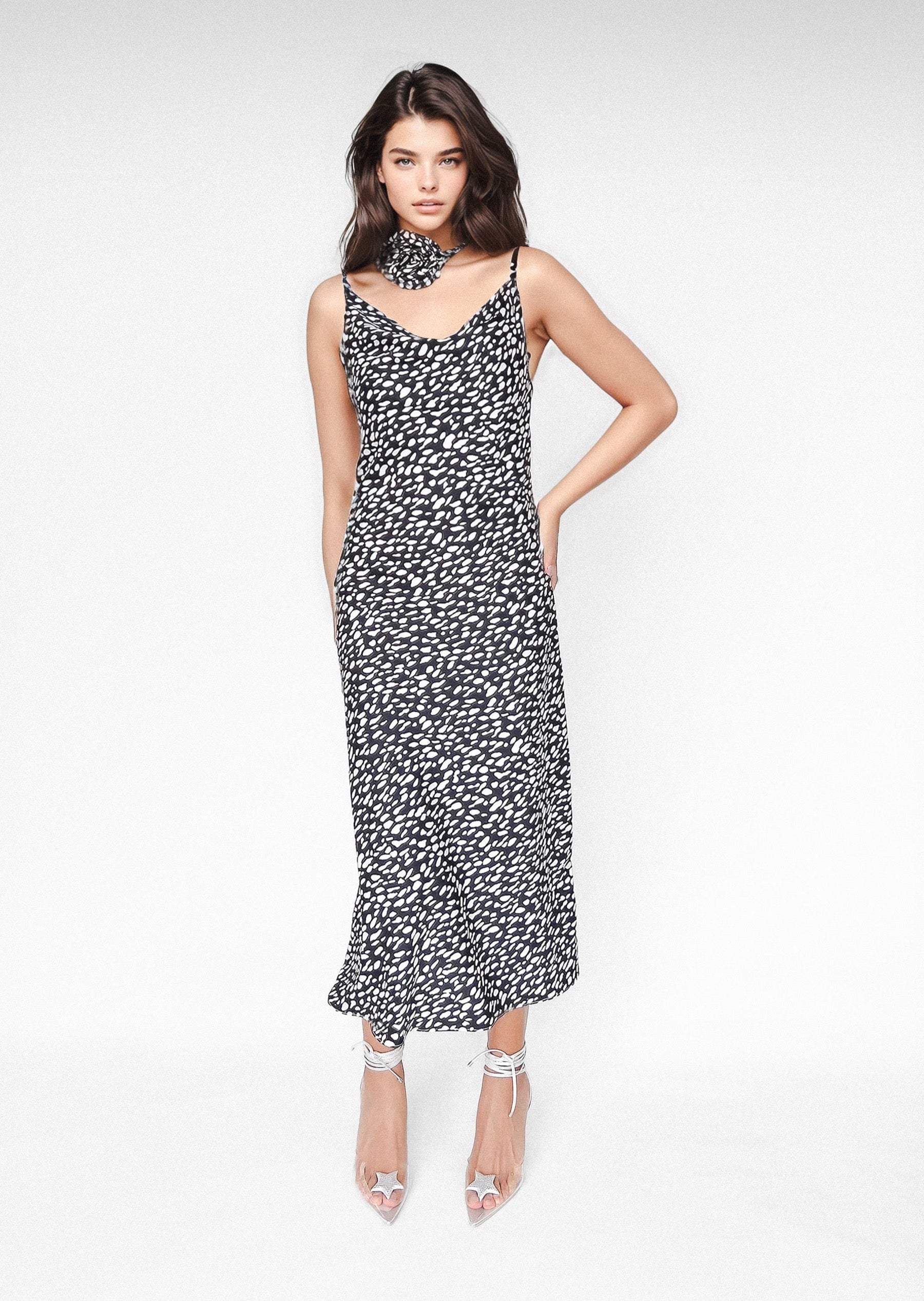 DESIREE DRESS in Classic Dalmatian - OctoberEighteen