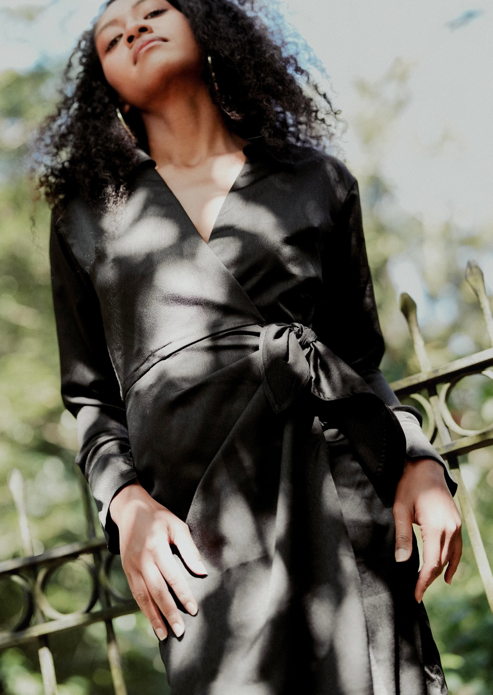 ROWEN DRESS in Black - OctoberEighteen