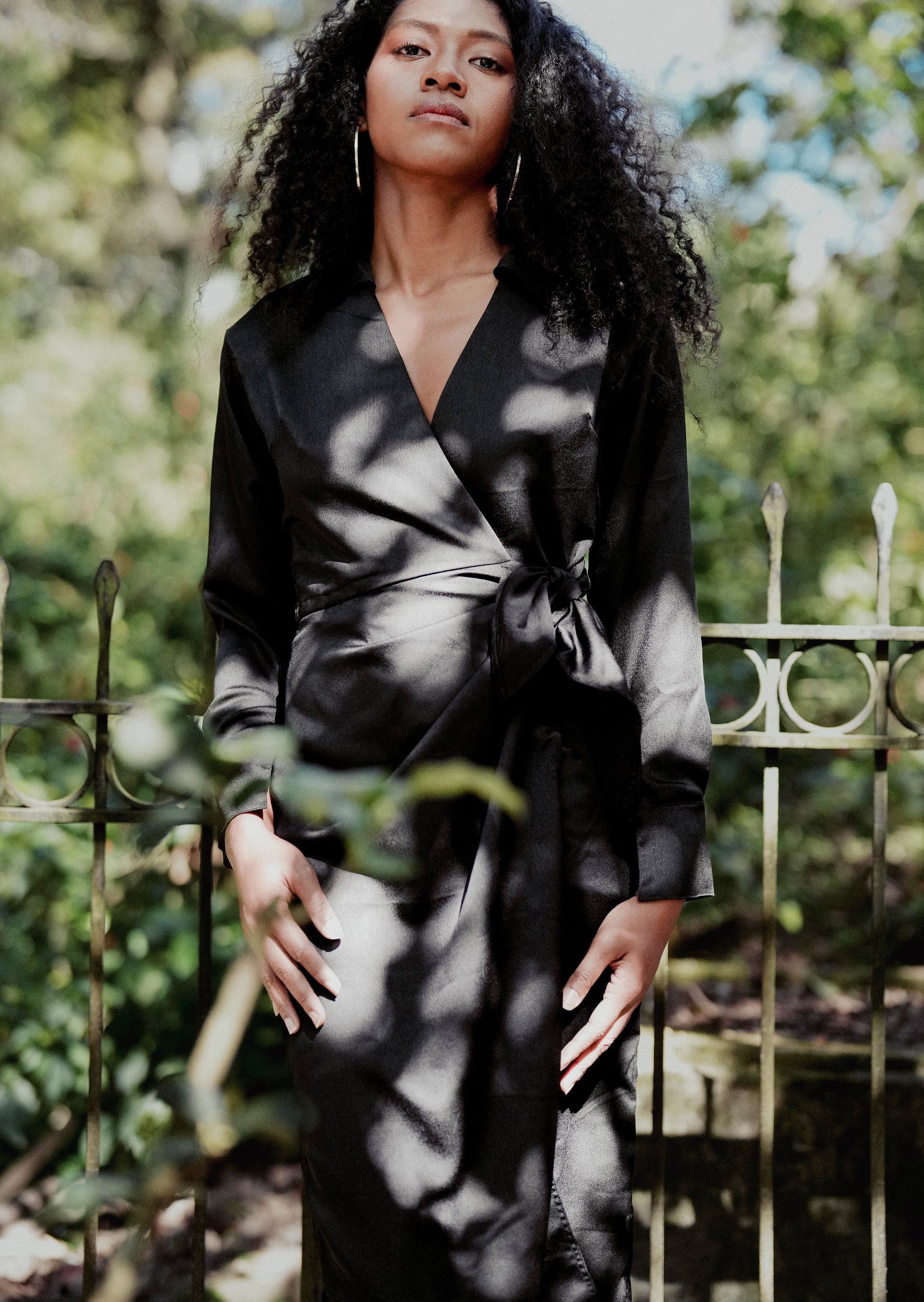 ROWEN DRESS in Black - OctoberEighteen