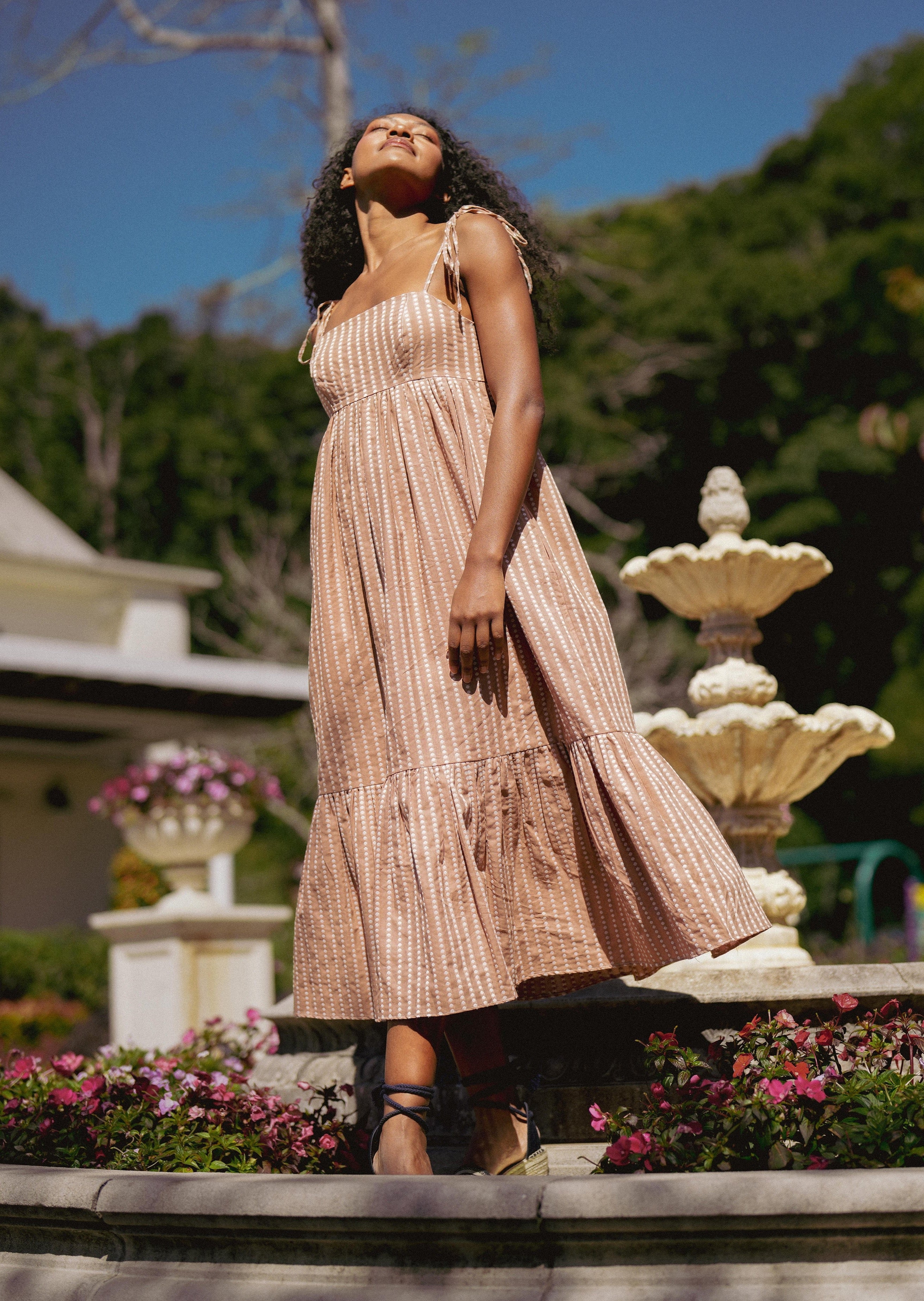 Dusty rose maxi clearance dress