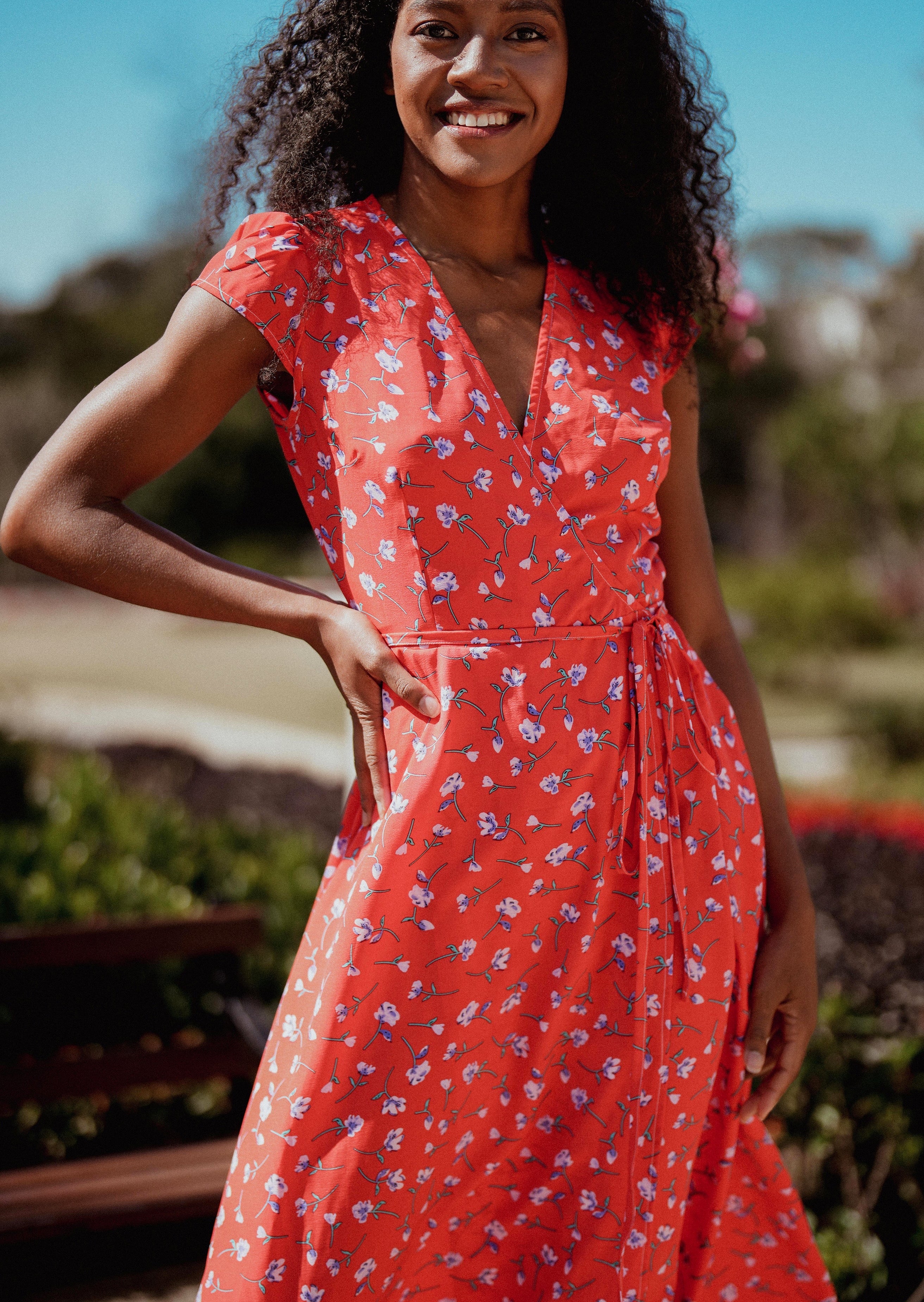 HANNAH DRESS in Passion - OctoberEighteen