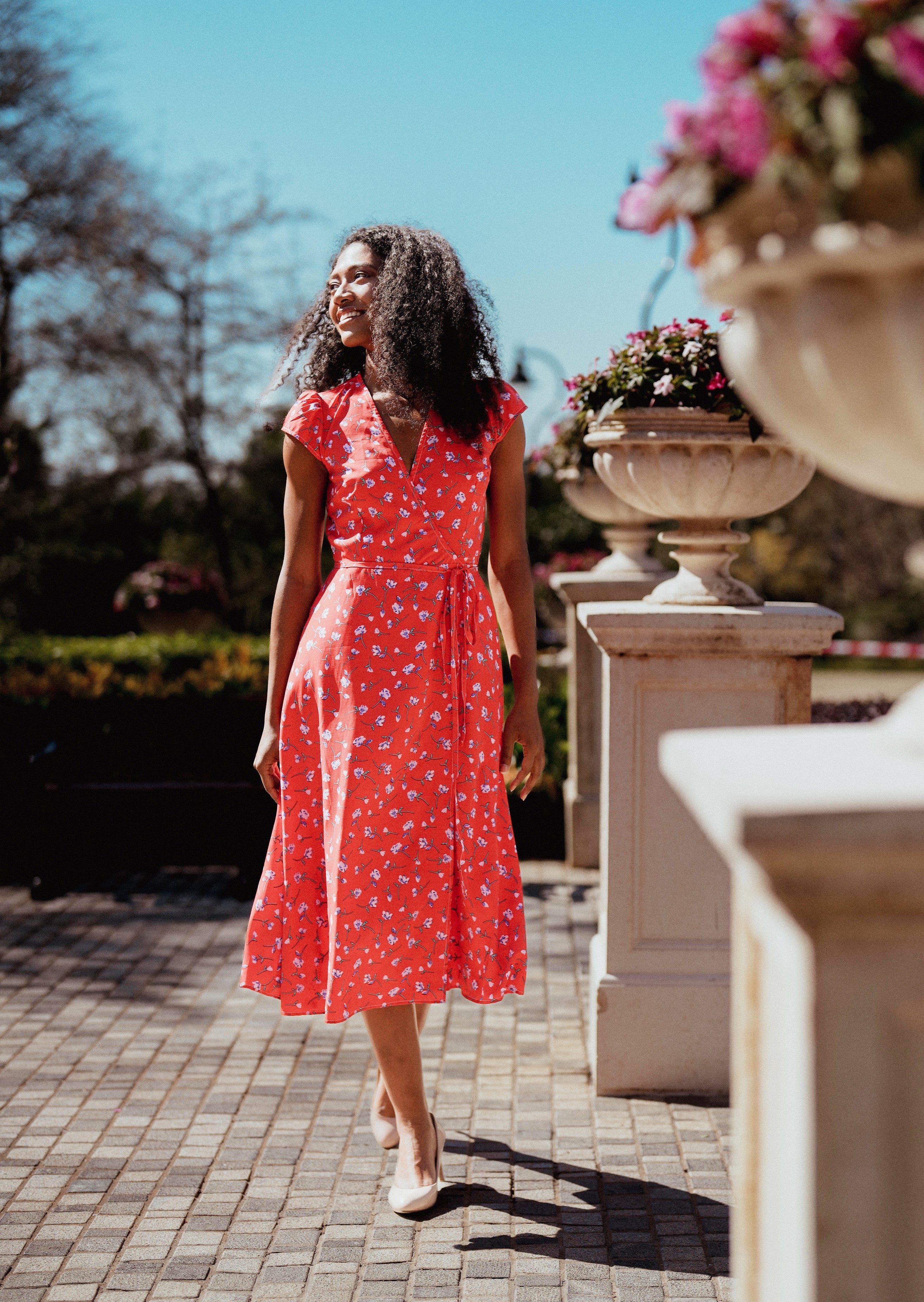 HANNAH DRESS in Passion - OctoberEighteen