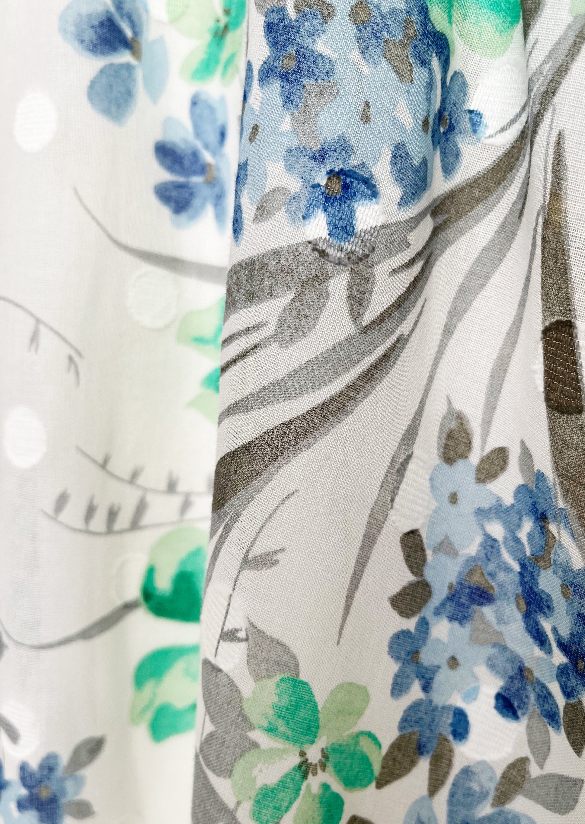 SIYA DRESS in Blue - OctoberEighteen
